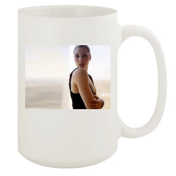 Jessica Biel 15oz White Mug