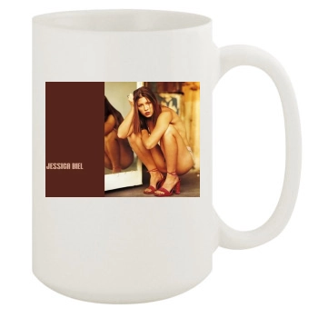 Jessica Biel 15oz White Mug