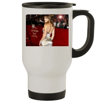 Jessica Biel Stainless Steel Travel Mug