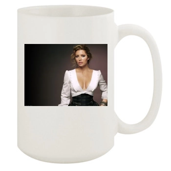 Jessica Biel 15oz White Mug