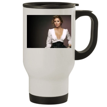 Jessica Biel Stainless Steel Travel Mug