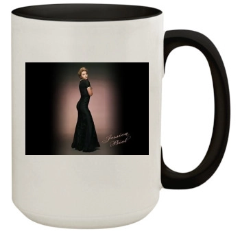 Jessica Biel 15oz Colored Inner & Handle Mug