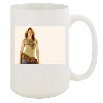 Jessica Biel 15oz White Mug