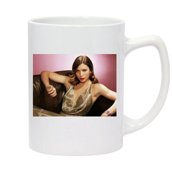 Jessica Biel 14oz White Statesman Mug