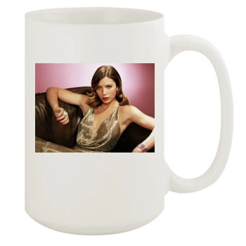 Jessica Biel 15oz White Mug