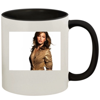 Jessica Biel 11oz Colored Inner & Handle Mug