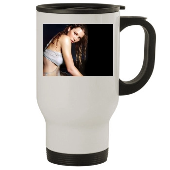 Jessica Biel Stainless Steel Travel Mug