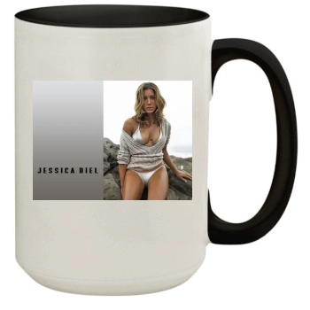 Jessica Biel 15oz Colored Inner & Handle Mug