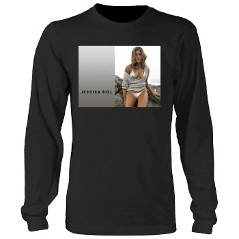 Jessica Biel Men's Heavy Long Sleeve TShirt