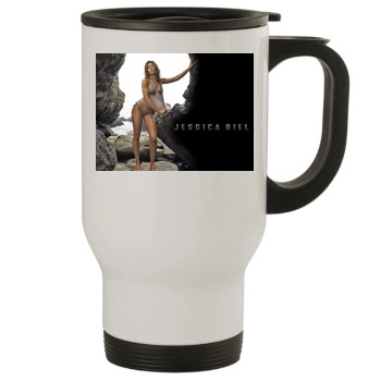 Jessica Biel Stainless Steel Travel Mug