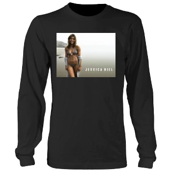 Jessica Biel Men's Heavy Long Sleeve TShirt