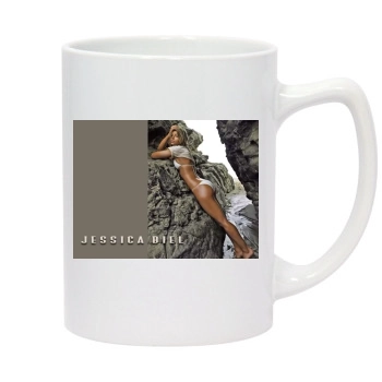 Jessica Biel 14oz White Statesman Mug