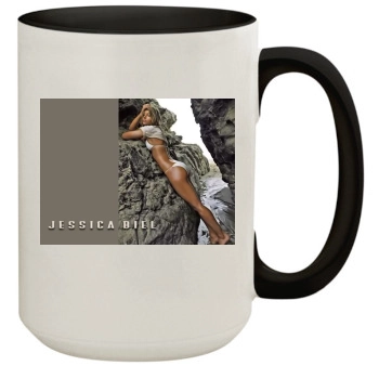 Jessica Biel 15oz Colored Inner & Handle Mug