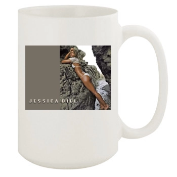 Jessica Biel 15oz White Mug