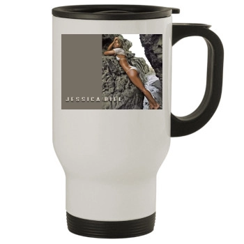 Jessica Biel Stainless Steel Travel Mug