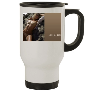 Jessica Biel Stainless Steel Travel Mug