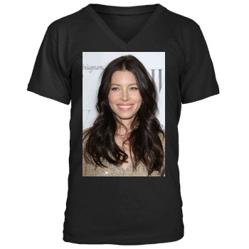 Jessica Biel Men's V-Neck T-Shirt