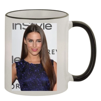 Jessica Lowndes 11oz Colored Rim & Handle Mug