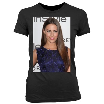 Jessica Lowndes Women's Junior Cut Crewneck T-Shirt