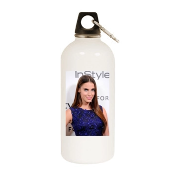 Jessica Lowndes White Water Bottle With Carabiner