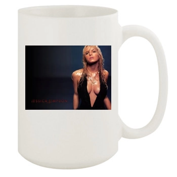 Jessica Simpson 15oz White Mug