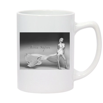 Jessica Simpson 14oz White Statesman Mug