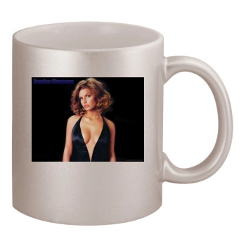 Jessica Simpson 11oz Metallic Silver Mug