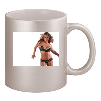 Jessica Simpson 11oz Metallic Silver Mug