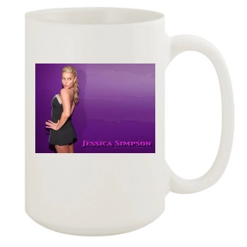 Jessica Simpson 15oz White Mug