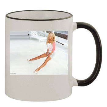 Jessica Simpson 11oz Colored Rim & Handle Mug