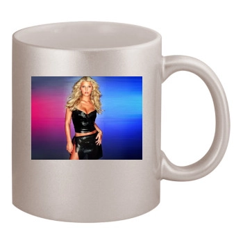 Jessica Simpson 11oz Metallic Silver Mug