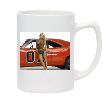 Jessica Simpson 14oz White Statesman Mug