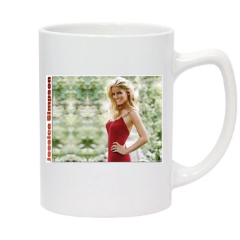 Jessica Simpson 14oz White Statesman Mug