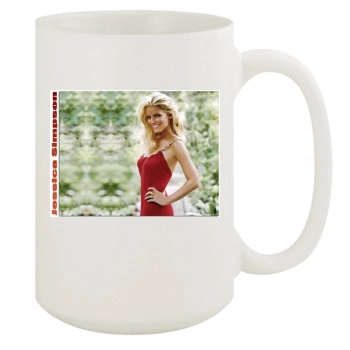 Jessica Simpson 15oz White Mug