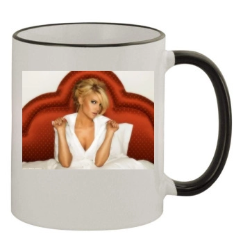 Jessica Simpson 11oz Colored Rim & Handle Mug