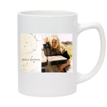 Jessica Simpson 14oz White Statesman Mug