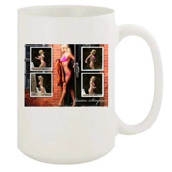 Jessica Simpson 15oz White Mug