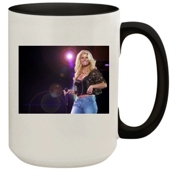 Jessica Simpson 15oz Colored Inner & Handle Mug