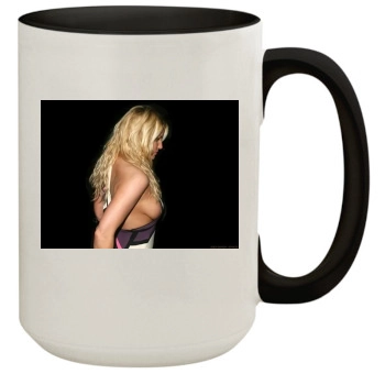 Jessica Simpson 15oz Colored Inner & Handle Mug