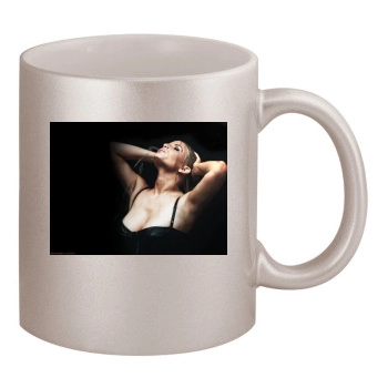 Jessica Simpson 11oz Metallic Silver Mug