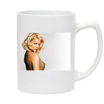 Jessica Simpson 14oz White Statesman Mug