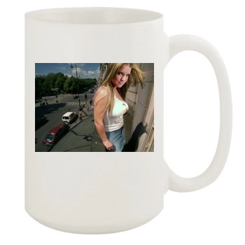 Jessica Simpson 15oz White Mug