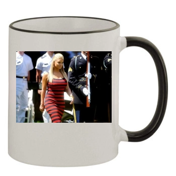 Jessica Simpson 11oz Colored Rim & Handle Mug