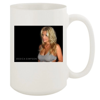 Jessica Simpson 15oz White Mug