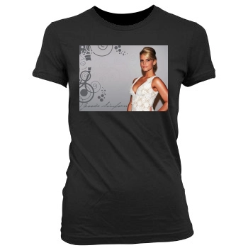 Jessica Simpson Women's Junior Cut Crewneck T-Shirt