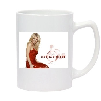 Jessica Simpson 14oz White Statesman Mug