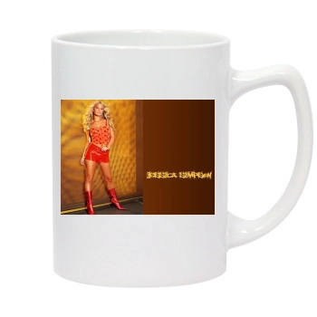 Jessica Simpson 14oz White Statesman Mug