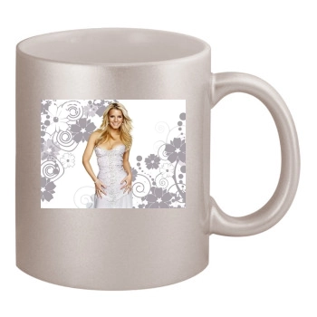 Jessica Simpson 11oz Metallic Silver Mug