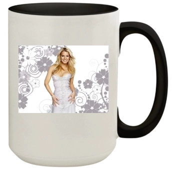 Jessica Simpson 15oz Colored Inner & Handle Mug