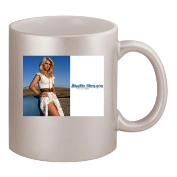 Jessica Simpson 11oz Metallic Silver Mug